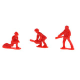 Max Alloy Pull Back Fire Truck Toy Fire Sence Model Firemen Roadblocks Model