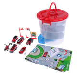 Max Alloy Vehicles Yo-Yo Bucket Kids Cars Toy Storage Box   Fire Truck