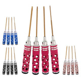 Max RC Car Hex Driver Wrench Screwdrivers 4 pcs Set 1.5mm 2mm 2.5mm 3mm Blue