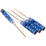 Max RC Car Hex Driver Wrench Screwdrivers 4 pcs Set 1.5mm 2mm 2.5mm 3mm Blue