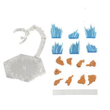 Max Action Figure Effects Impact + Aura + Display Stand - Unassemble Kits Yellow