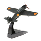 Maxbell Diecast Airplane 1:72 WWII Japanese A6M3 Zero Metal 5.1 inches Plane Model Office Collectable Decoration