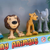 Max Simulation Wildlife Animal Lion Tiger Jurassic Dinosaur Group Toy Animals