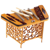 Maxbell 1/6 Realistic Metal Chinese Dulcimer for 12'' Phicen Kumik Figure Accessory