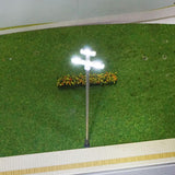 Max HO OO Scale Model Train Railway LED Lamp Post Street Lights Scenery Layout C