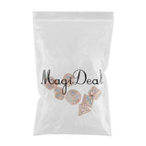 Max 7 Pieces 14mm Metal Polyhedral Dice Table Game Set for Dungeons & Dragons C