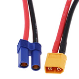 Maxbell XT60 Male To Female EC5 Connector Adapter Wire RC Helicopter For Lithium Battery Rechargeable