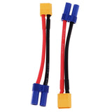 Maxbell XT60 Male To Female EC5 Connector Adapter Wire RC Helicopter For Lithium Battery Rechargeable