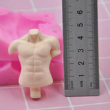 Max Doll Body Silicone Mold Manikin Handmade DIY Baking Clay Mould Supply Toy C