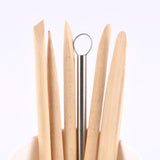 Max 6pcs Wood Carving Crafts Clay Sculpture Knife Pottery Sharpen Modeling Tools