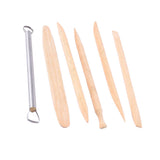 Max 6pcs Wood Carving Crafts Clay Sculpture Knife Pottery Sharpen Modeling Tools