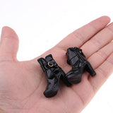 Max 1/6 Scale Female High Heel Shoes Ankle Boot for 12'' Action Figures Black