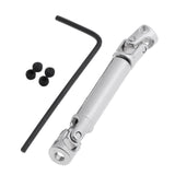 Max RC Metal Drive Shaft Parts for WPL Military Truck 1/16 Crawler Car Silver