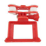 Max RC Helicopter Camera Stabilizer PTZ Holder for SIRC S70W RC Drone  Red