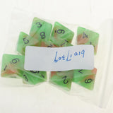 Max 8-sided Game Dice 18mm Dice for Board Games and Teaching Math Green+Orange