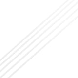 Max 5 Pieces 2x250mm Transparent Clear Long Acrylic Plexiglass Round Rod
