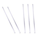 Max 5 Pieces 250mm Transparent Clear Long Acrylic Plexiglass Round Rod