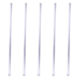 Max 5 Pieces 250mm Transparent Clear Long Acrylic Plexiglass Round Rod