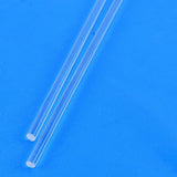 Max 5 Pieces 250mm Transparent Clear Long Acrylic Plexiglass Round Rod