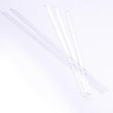 Max 5 Pieces 250mm Transparent Clear Long Acrylic Plexiglass Round Rod