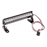 Max 93mm Length 12 Leds Roof Lights Bar for 1/16 1/12 RC Trucks C White