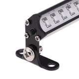 Max 93mm Length 12 Leds Roof Lights Bar for 1/16 1/12 RC Trucks D White Blue Red