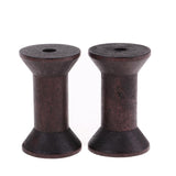 Max 10pcs Wooden Spool Empty Vintage DIY Roller Coils for Sewing Crafts Wire A
