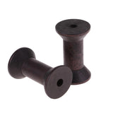 Max 10pcs Wooden Spool Empty Vintage DIY Roller Coils for Sewing Crafts Wire A