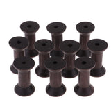 Max 10pcs Wooden Spool Empty Vintage DIY Roller Coils for Sewing Crafts Wire A