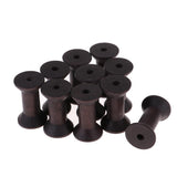 Max 10pcs Wooden Spool Empty Vintage DIY Roller Coils for Sewing Crafts Wire A