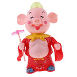 Maxbell Electric Singing Pigsy Pig Doll Funny Pet for Kids Children Toy Gift Red