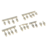 Max 20 Pieces Resin Soldier Skull Model Skeleton 3mm Resin Miniature Skeleton