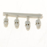 Max 20 Pieces Resin Soldier Skull Model Skeleton 3mm Resin Miniature Skeleton