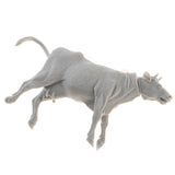 Max 1:35 Sand Armor Unpainted Dairy Cattle Cow Model Toy Layout Sand Table Scene