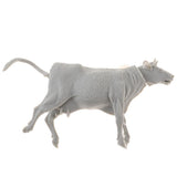 Max 1:35 Sand Armor Unpainted Dairy Cattle Cow Model Toy Layout Sand Table Scene