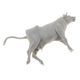 Max 1:35 Sand Armor Unpainted Dairy Cattle Cow Model Toy Layout Sand Table Scene