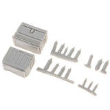 Max 1:35 Sand Armor Unpainted Refrigerator Water Bottle Beverages Drinks Models