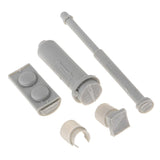 Max 1:35 Scale Resin Unpainted Traffic Signals Lights Model for Military Armor