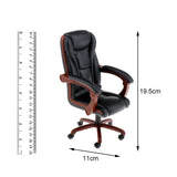 Max 1/6 Scale Swivel Chair Model Miniature Action Figure Scene Accessories Black