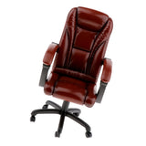 Max 1/6 Scale Swivel Chair Model Miniature Action Figure Scene Accessories Red