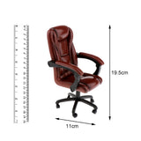 Max 1/6 Scale Swivel Chair Model Miniature Action Figure Scene Accessories Red