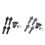 Max 1 Set Axial Metal Shock Mount Kit for RC 1/10 Model Car Part Titanium Color