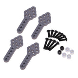 Max 1 Set Axial Metal Shock Mount Kit for RC 1/10 Model Car Part Titanium Color