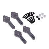 Max 1 Set Axial Metal Shock Mount Kit for RC 1/10 Model Car Part Titanium Color