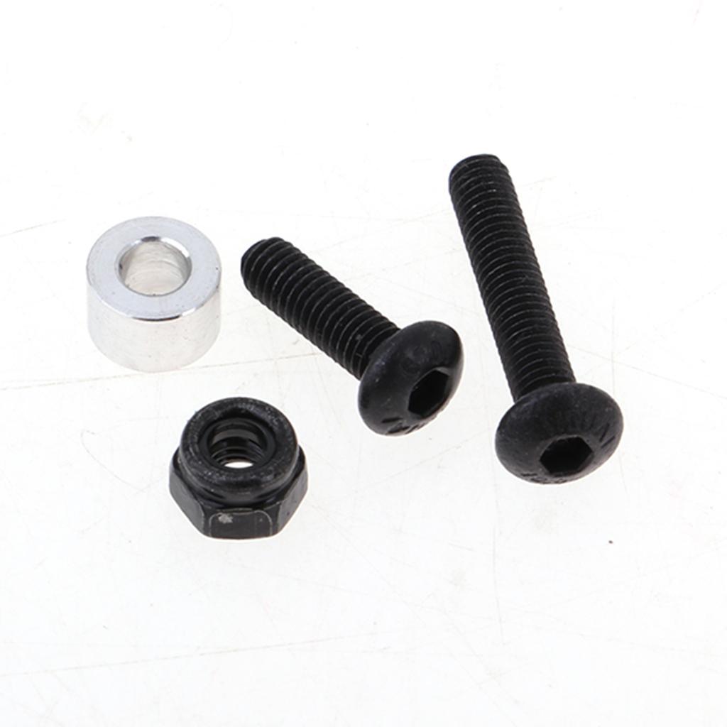 Max 1 Set Axial Metal Shock Mount Kit for RC 1/10 Model Car Part Black