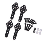 Max 1 Set Axial Metal Shock Mount Kit for RC 1/10 Model Car Part Black