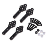 Max 1 Set Axial Metal Shock Mount Kit for RC 1/10 Model Car Part Black