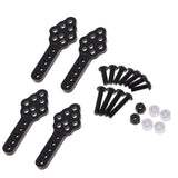 Max 1 Set Axial Metal Shock Mount Kit for RC 1/10 Model Car Part Black