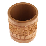Max Creative Bamboo Pen and Pencil Container for Desktop Organizers  Style-2