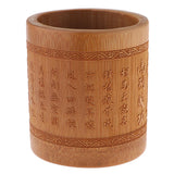 Max Creative Bamboo Pen and Pencil Container for Desktop Organizers  Style-3